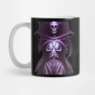 purple skeleton girl Mug